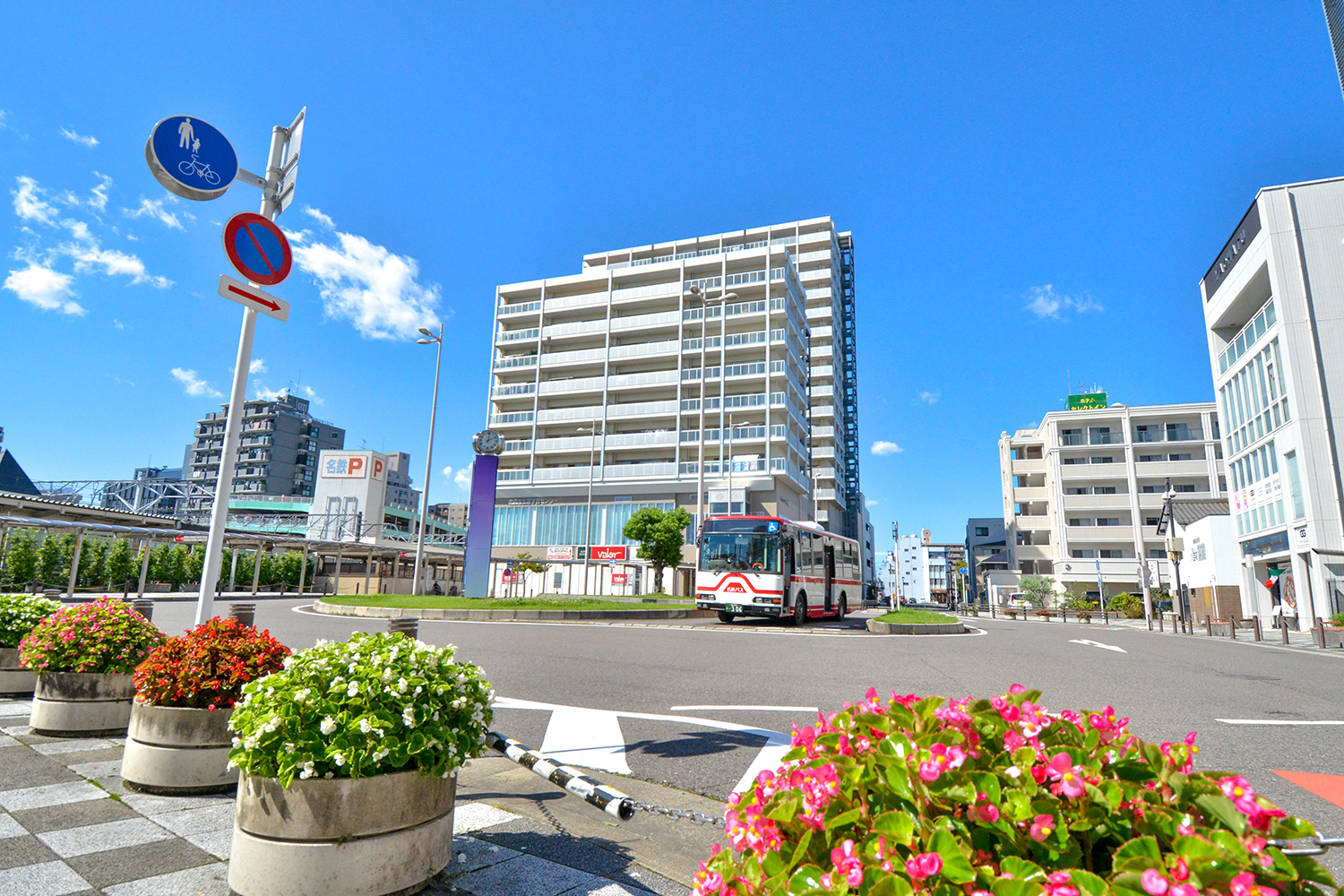 駅東の写真