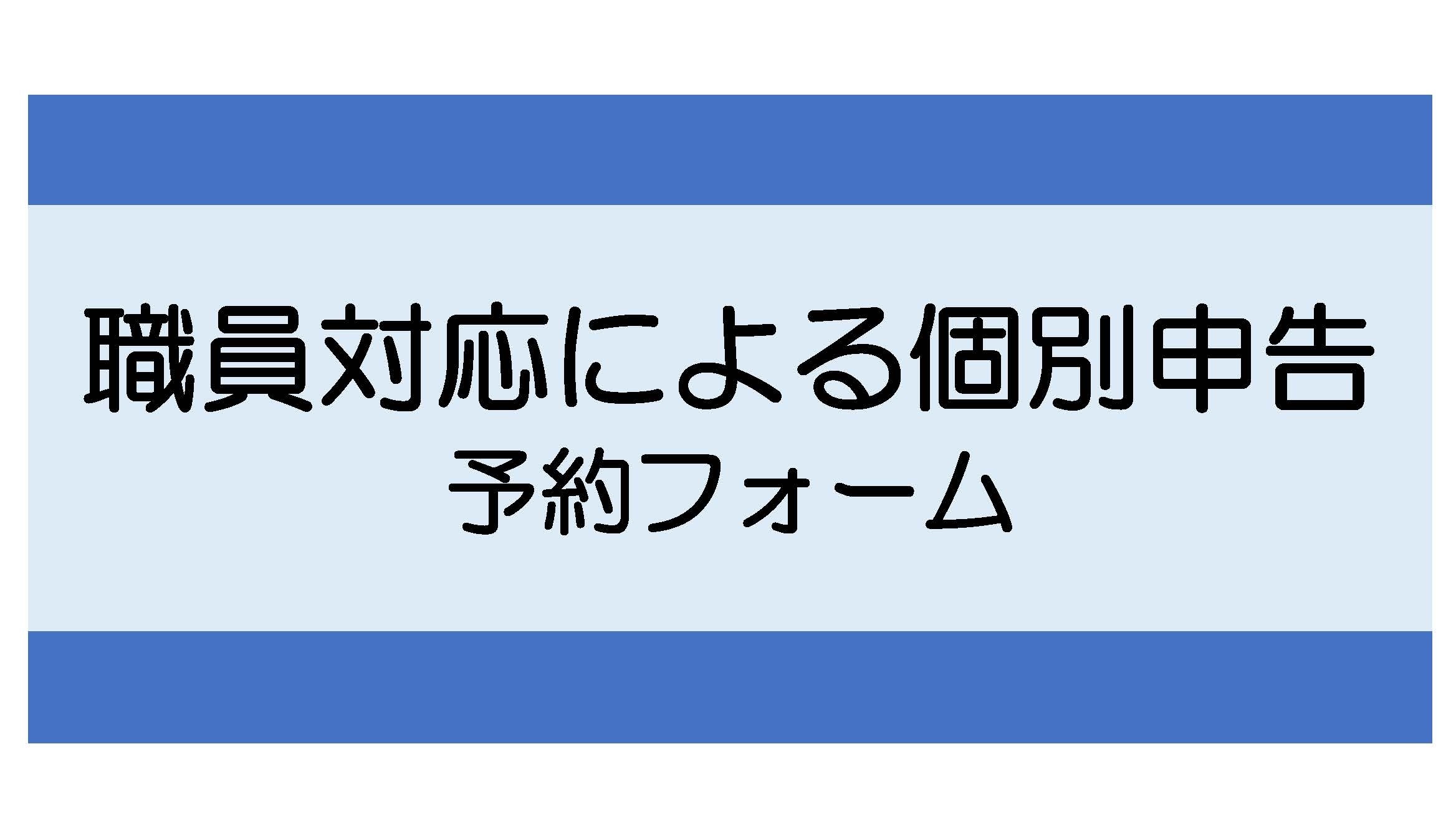 個別申告用バナー