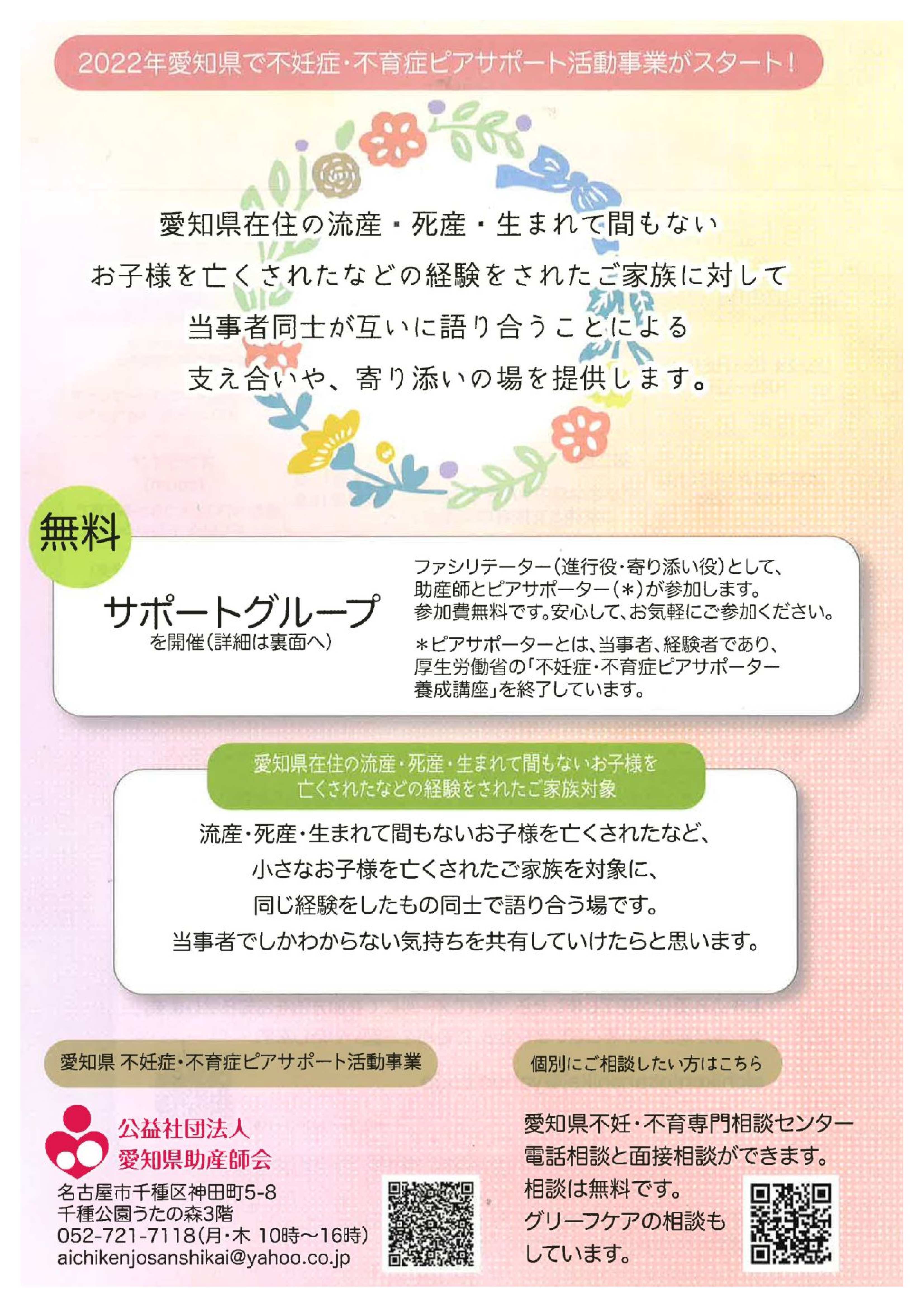 流産・死産を経験された方