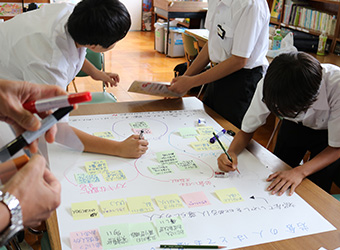 3組の話し合いの様子